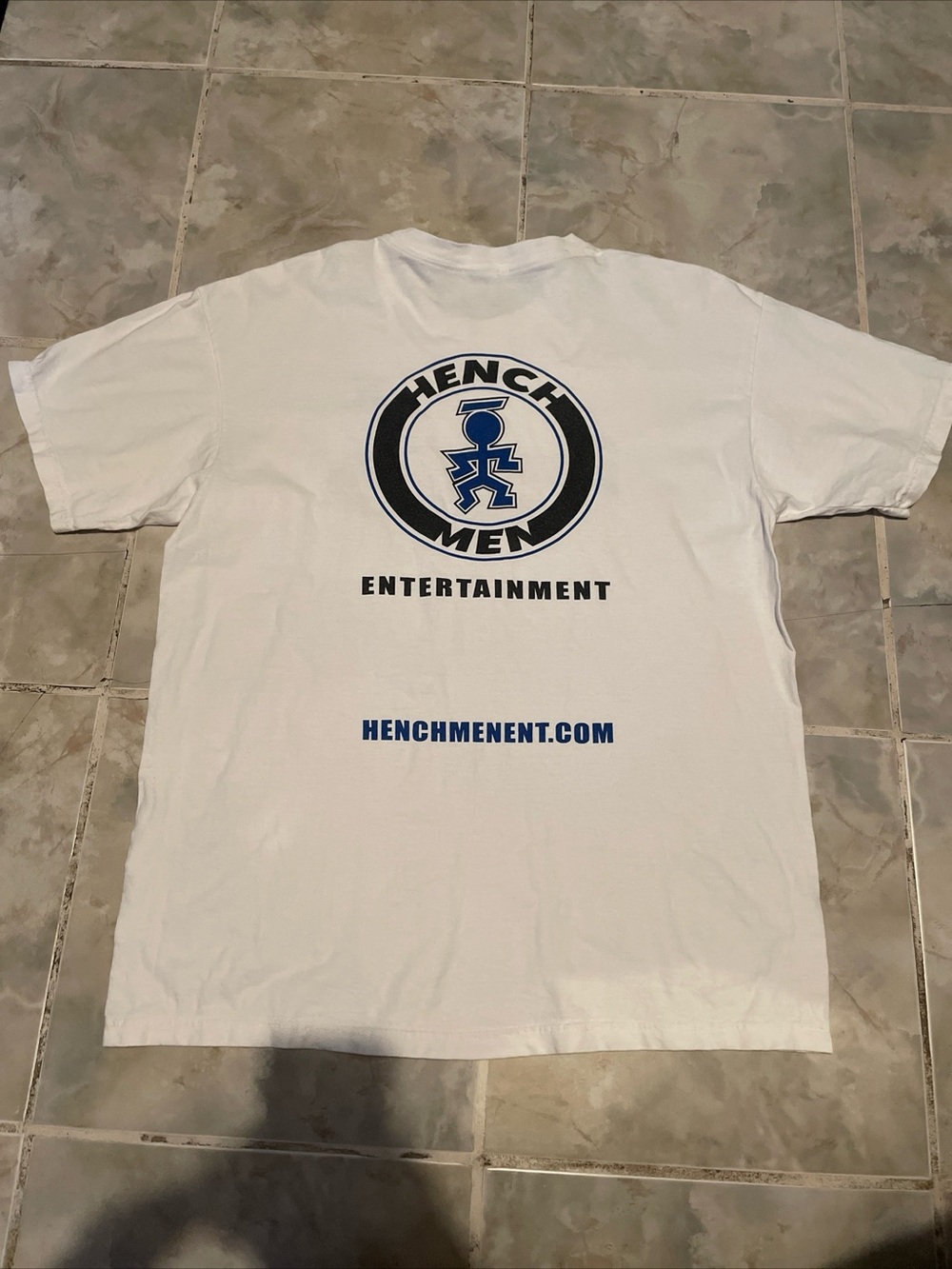 VTG 90s Jimmy Henchmen Entertainment Hip Hop Management Co. T-Shirt XL 2Pac RARE